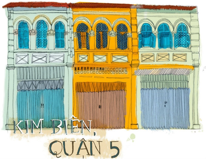 Tranh vẽ phố cổ Sài Gòn xưa tuyệt đẹp 29