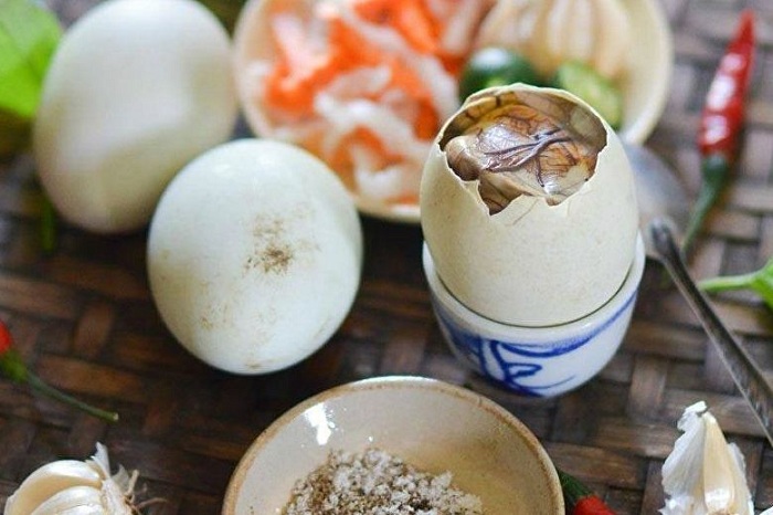 4 món trứng khó ăn nhất thế giới thì Việt Nam có tới 3 món