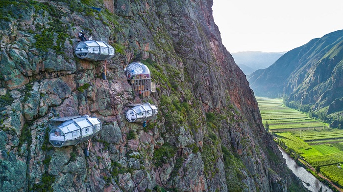 'lạc bước' lên thiên đường tại những khách sạn trên vách đá đẹp nhất thế giới