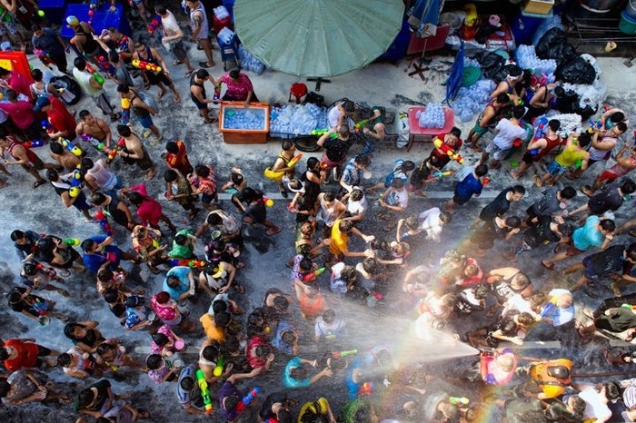 bangkok, du lịch nước ngoài, du lịch thái lan, lễ hội - sự kiện, tưng bừng tham gia lễ hội té nước songkran ở thái lan