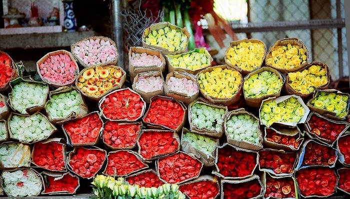 Lang thang chợ hoa Hồ Thị Kỷ - chốn hương sắc Sài thành