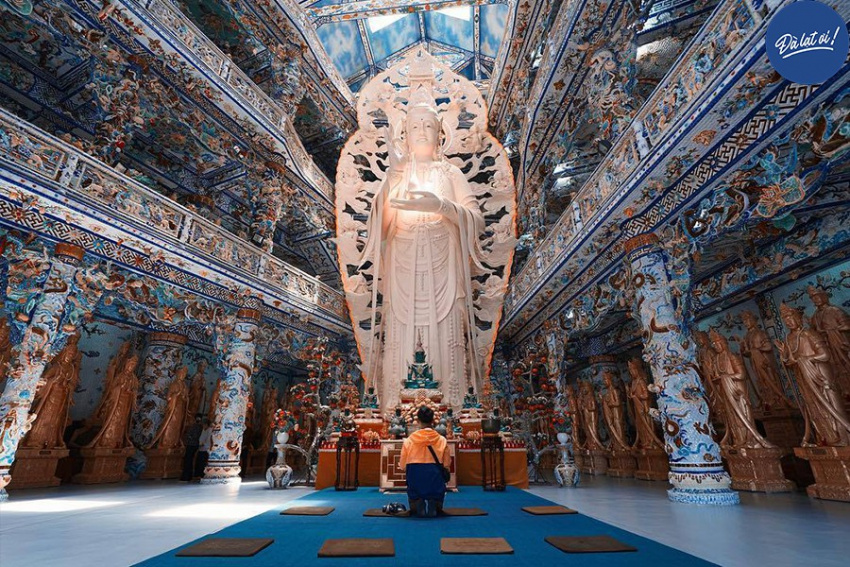 chùa đà lạt, du lịch đà lạt, những ngôi chùa “cầu duyên” vừa đẹp lại linh thiêng bậc nhất ở đà lạt