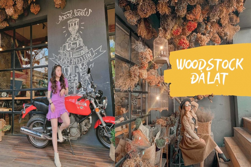 quán cà phê đẹp đà lạt, quán cafe woodstock, woodstock, lạc lối tại không gian tuyệt đẹp của woodstock ngay trung tâm đà lạt