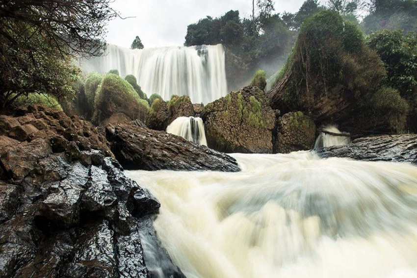 thác nước, chinh phục nét đẹp hoang dại của thác voi đà lạt