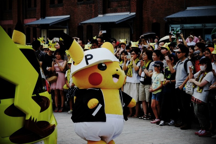 du lịch nhật bản, du lịch thế giới, khám phá nhật bản, văn hóa nhật bản, pokemon diễu hành trong lễ hội ở yokohama