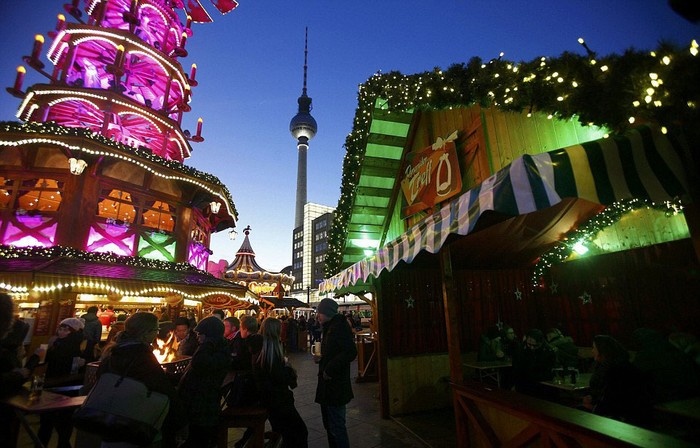 thế giới đó đây, berlin mở hội chợ giáng sinh lộng lẫy
