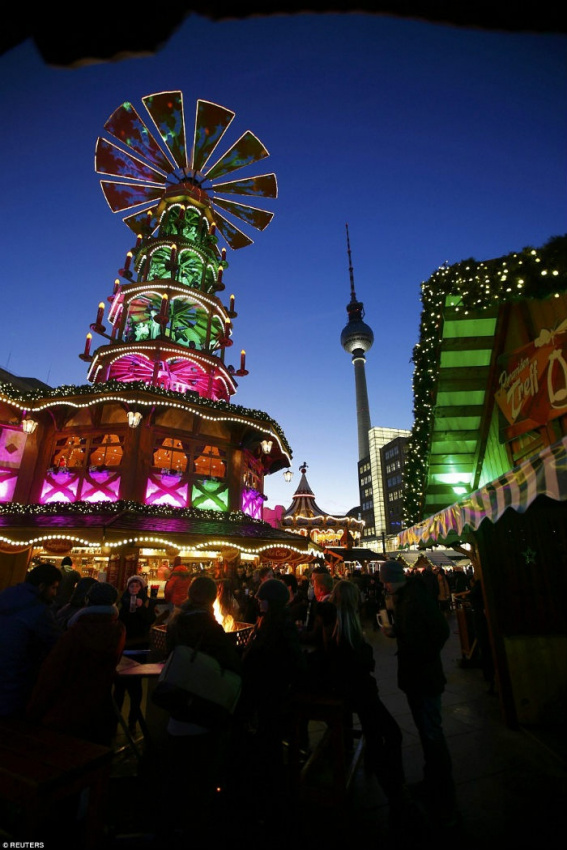 thế giới đó đây, berlin mở hội chợ giáng sinh lộng lẫy