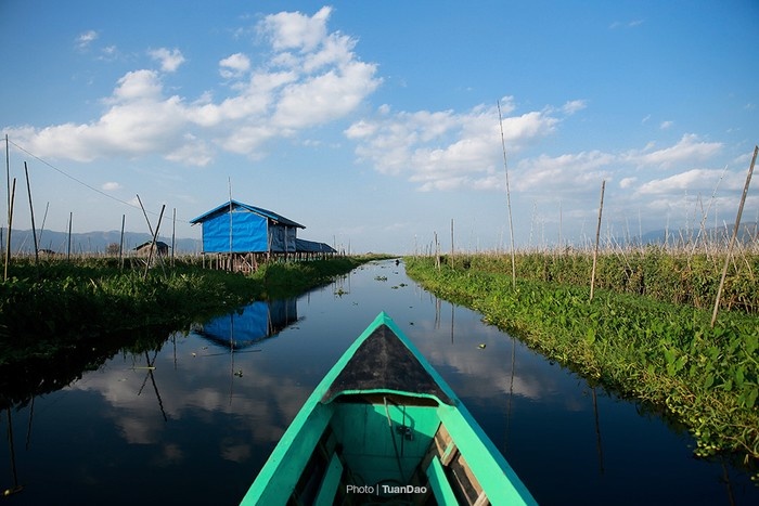 hồ inle - nơi đánh cá bằng chân và trồng cây trên nước