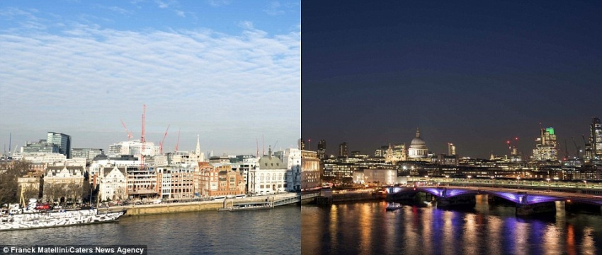 cảnh đẹp thế giới, du lịch thế giới, thế giới đó đây, vẻ đẹp khác biệt giữa ngày và đêm ở london