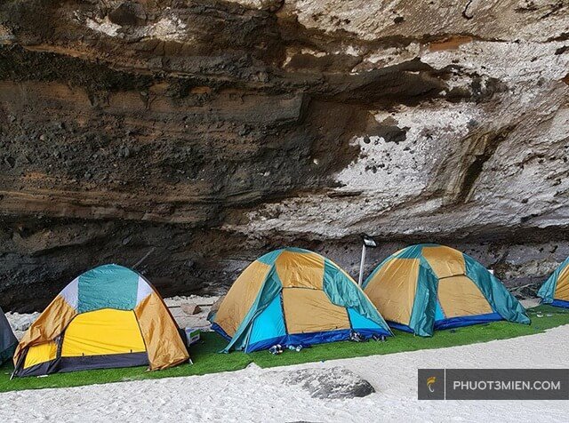 Thuê lều ở Đảo Lý Sơn, với chỗ cắm trại cực kỳ lý tưởng