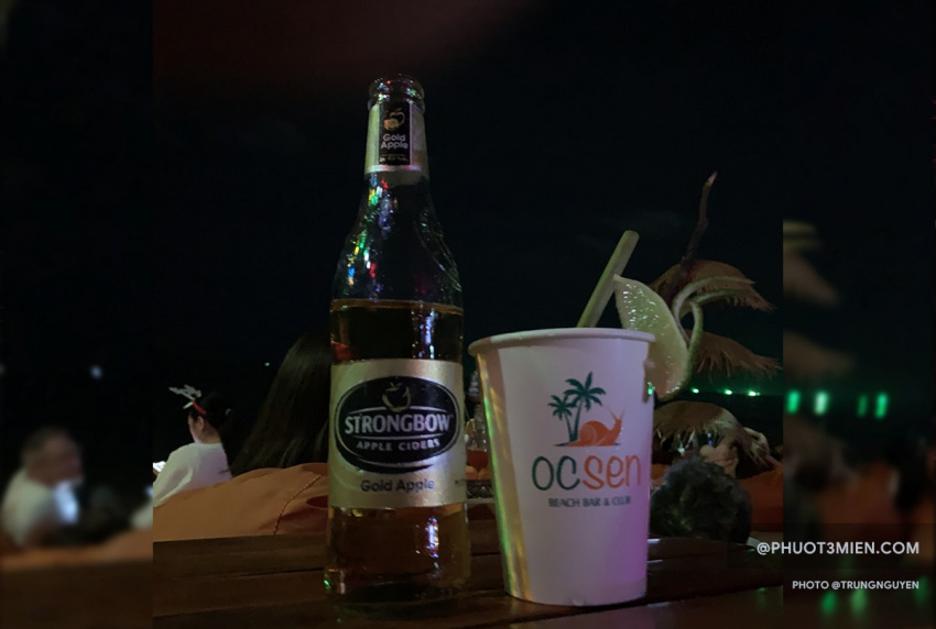 phú quốc, kiên giang, miền nam, ghé ocsen beach bar & club dịp noel, làm ly cocktail, nghe nhạc và hút bóng