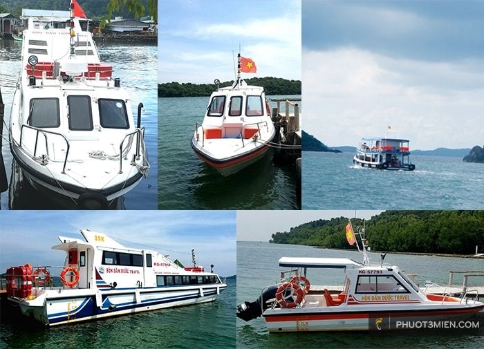 Tàu đi Ba Hòn Đầm Quần Đảo Bà Lụa Kiên Giang (update 2021)