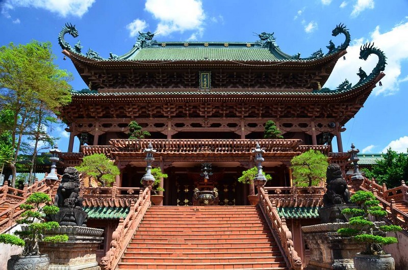 Về Gia Lai, ghé chùa Minh Thành đẹp như ở xứ Phù Tang