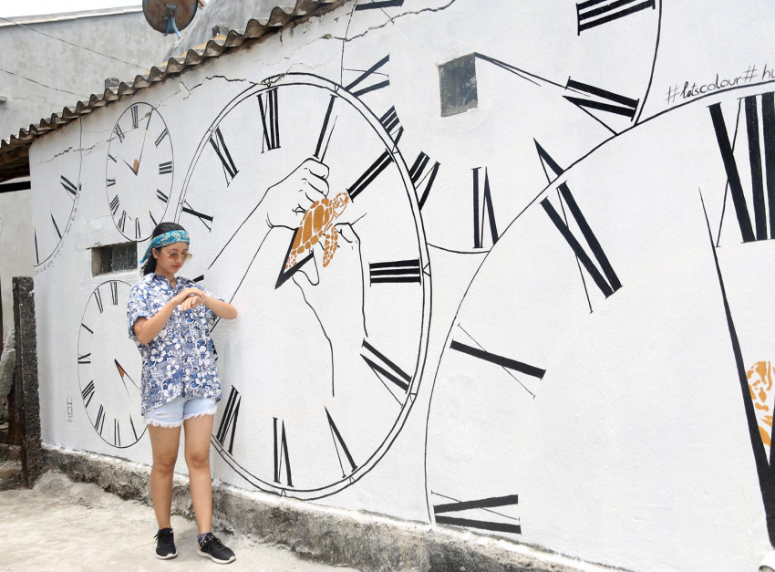 hè này, check-in ngay làng bích họa an bình trên đảo lý sơn