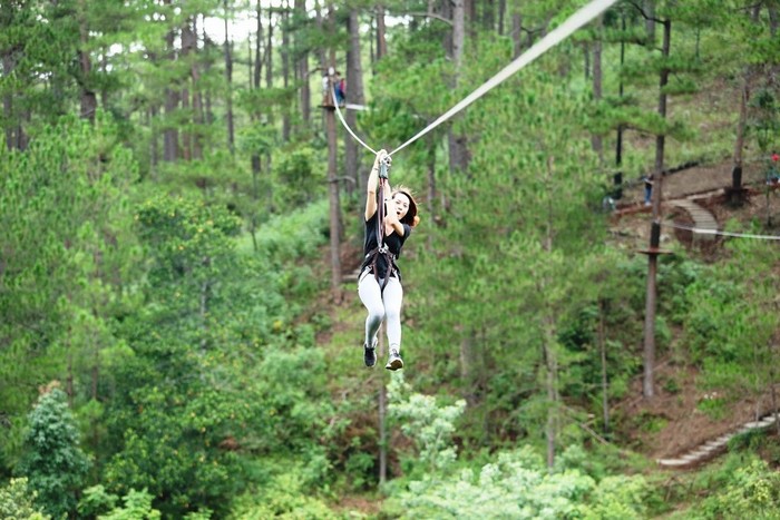 du lịch lâm đồng, du lịch đà lạt, high rope course, rừng thông đà lạt, bay lượn giữa rừng thông đà lạt - bạn đã thử bao giờ?