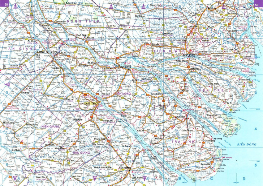 bản đồ giao thông đường bộ việt nam