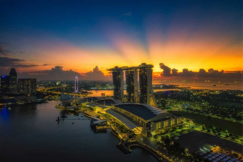 {}, ấn tượng với vẻ đẹp ngăn nắp của singapore nhìn từ trên cao