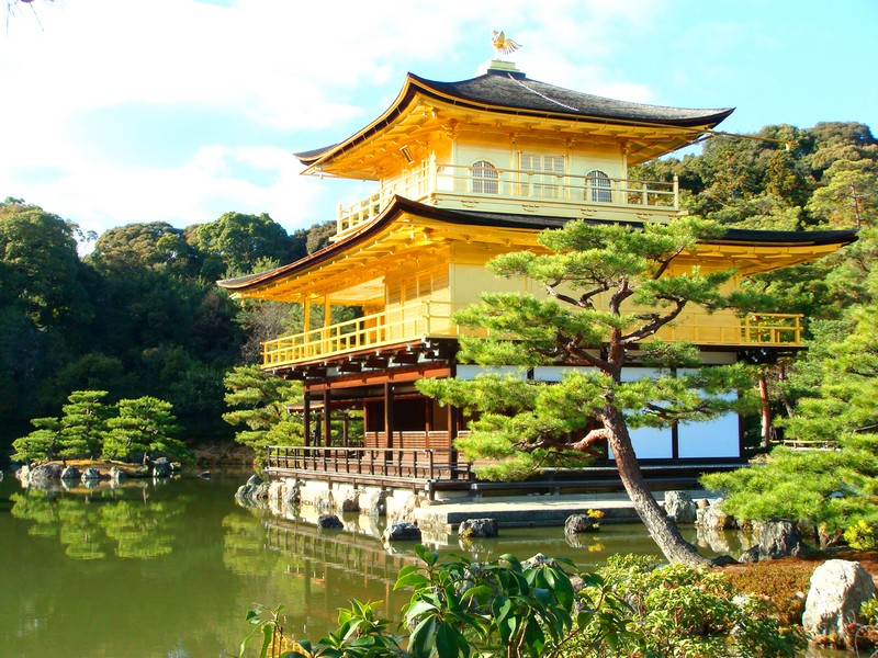 {}, tới kyoto, nhật bản nhất định phải ghé thăm chùa vàng