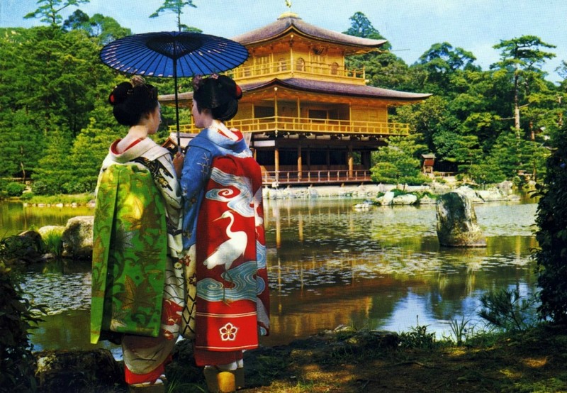 {}, tới kyoto, nhật bản nhất định phải ghé thăm chùa vàng