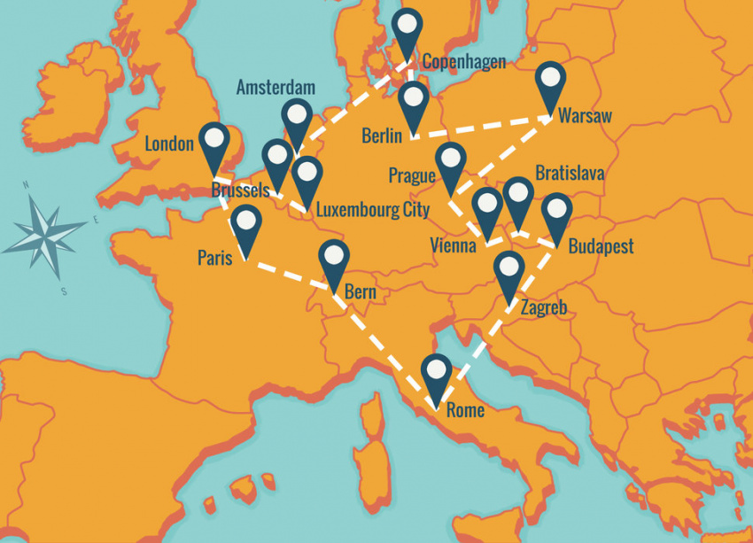 Kinh nghiệm di chuyển 12 nước châu Âu chỉ với 500USD (P.1)