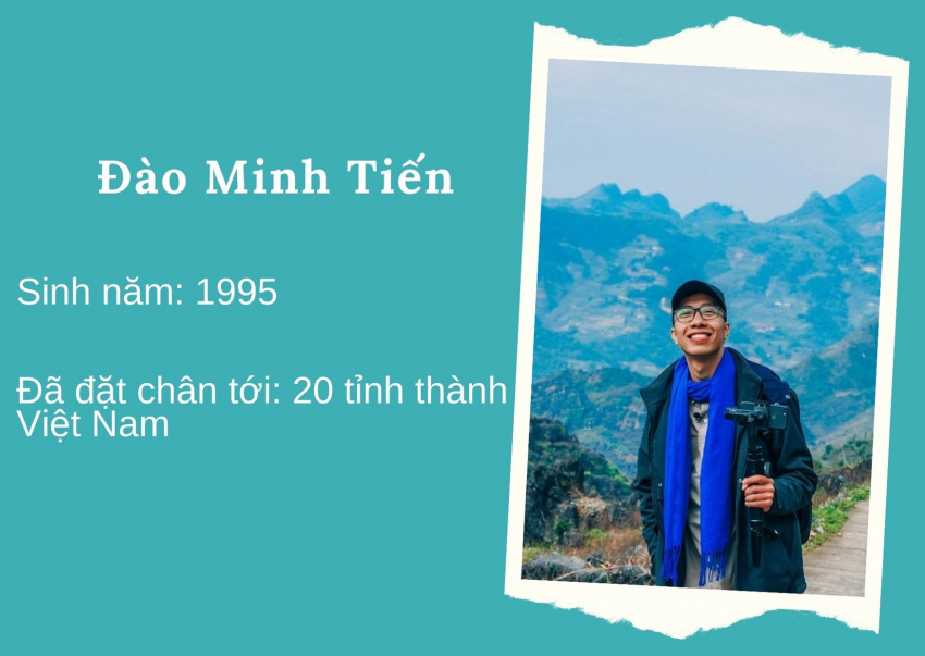 Travel Vlogger Đào Minh Tiến: Khát khao cầm lá cờ Tổ quốc vi vu khắp Việt Nam