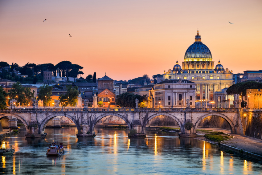 vatican, thủ đô rome, cơ đốc giáo, thánh peter, vương cung thánh đường, quốc gia nhỏ nhất thế giới được xây dựng trên một nghĩa trang