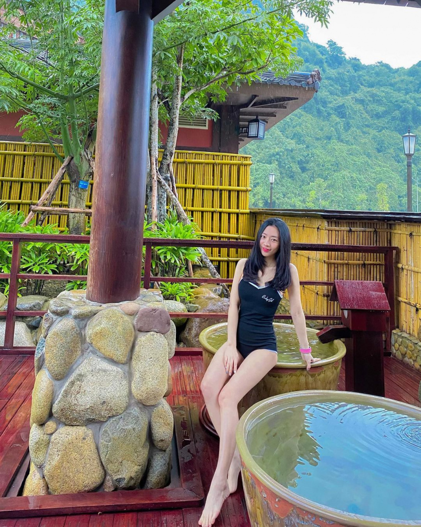 yoko onsen quang hanh, yoko onsen quang hanh: ở villa, tắm suối khoáng nóng onsen cao cấp chuẩn nhật bản