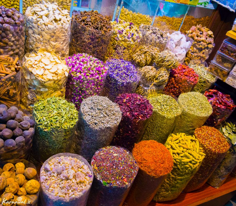 {}, muôn màu spice souk – chợ gia vị nổi tiếng ở dubai