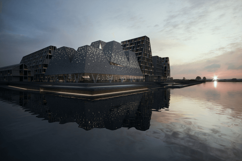Kiến trúc độc đáo của Trung tâm văn hóa dưới nước tại thủ đô Đan Mạch