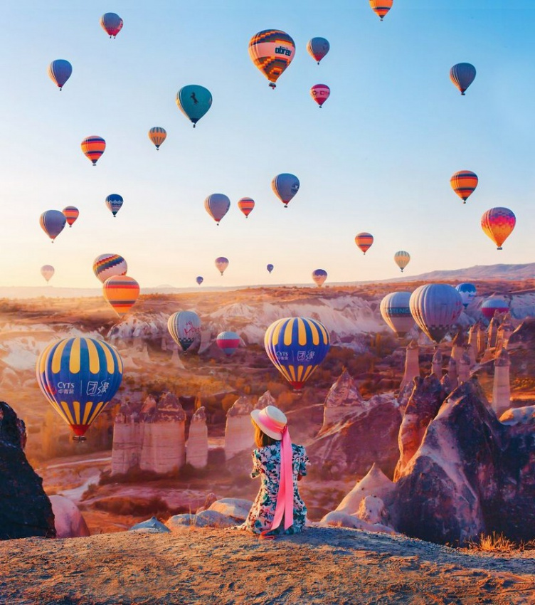 Choáng ngợp khinh khí cầu ở Cappadocia, Thổ Nhĩ Kỳ
