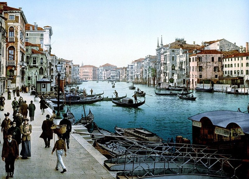 Nhìn lại Venice cuối thế kỷ 19 qua những thước ảnh màu quý giá