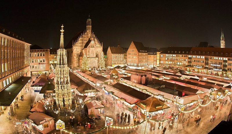 Lung linh sắc màu chợ Giáng sinh khắp nước Đức