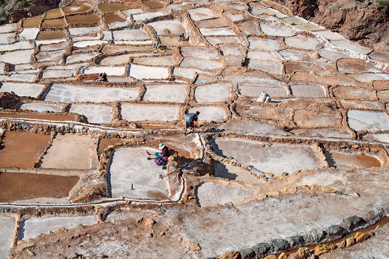 {}, maras, làng làm muối trên những ruộng bậc thang xinh đẹp ở peru