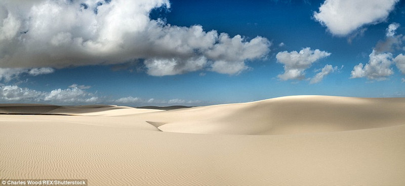 Ngoạn mục cảnh “biển trên cát” ở Brazil