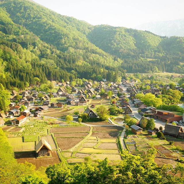 du lịch hè, đi nhật bản, shirakawa-go, lạc vào xứ sở thần tiên đã tạo nên tuyệt tác truyện doraemon nổi tiếng của nhật bản