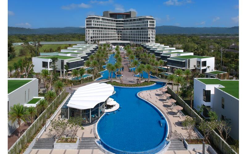 resort phú quốc, phát rồ với resort 5 sao có hồ bơi nhiệt đới dài 300m đẹp xuất sắc