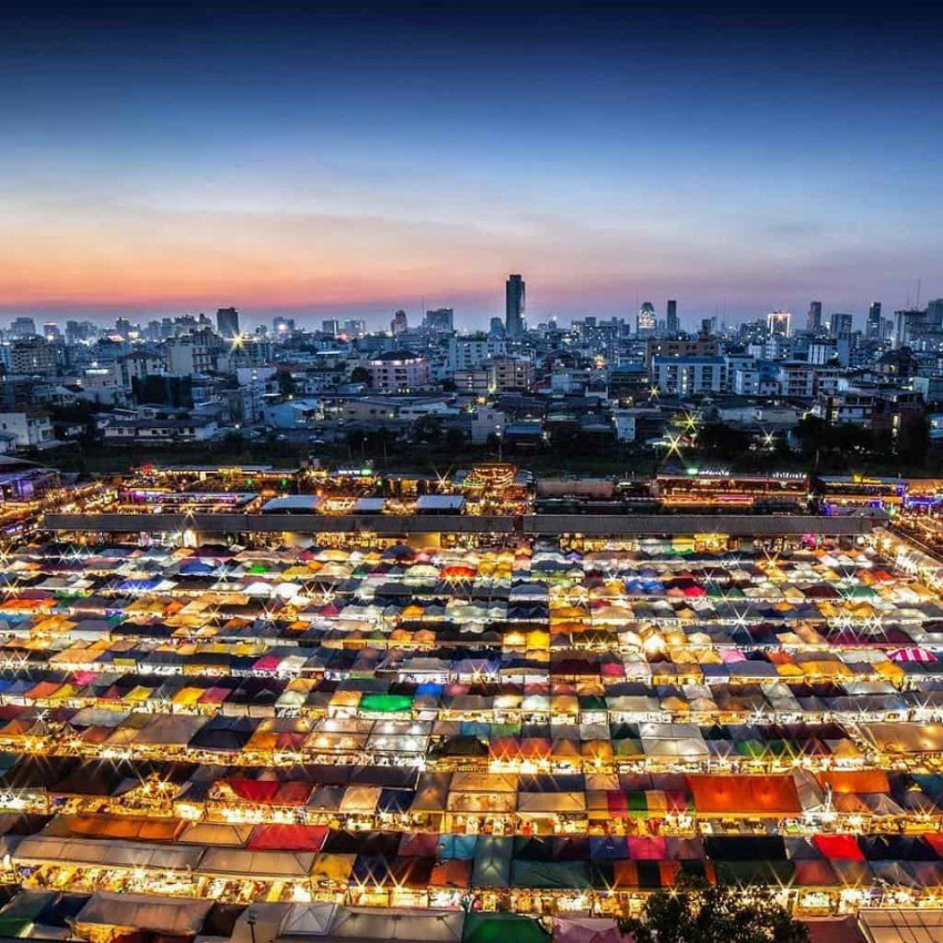 du lịch bangkok, du lịch thái lan | những khu chợ đêm nổi tiếng bạn nhất định phải ghé khi đến bangkok