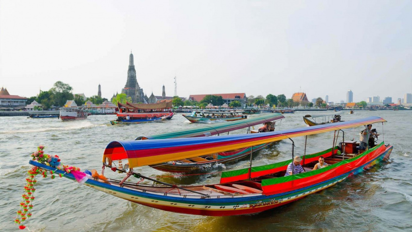 du lịch 3/4 1/5, du lịch bangkok, du lịch 30/4 1/5 | chiêm ngưỡng bangkok trên du thuyền sông chao phraya