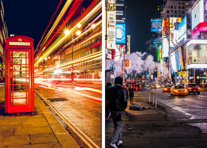 du lịch anh, du lịch mỹ, xem ngay những so sánh giữa london và new york để quyết định nên đến thành phố nào trước tiên
