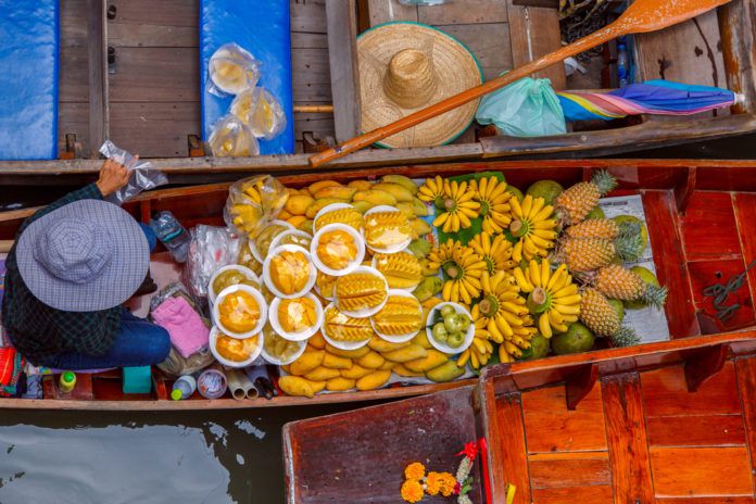 du lịch thái lan | một chuyến đến chợ nổi damnoen saduak