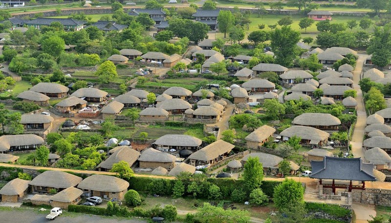 Naganeupseong, ngôi làng “cây nấm” khiến du khách mê mẩn ở Hàn Quốc