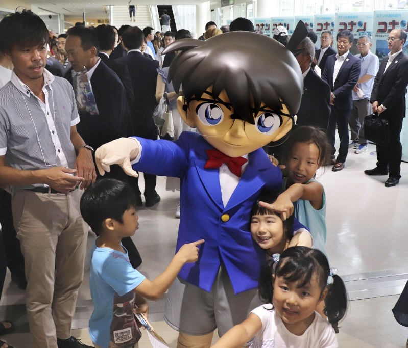 Sân bay Conan ở Nhật Bản khiến du khách thích thú