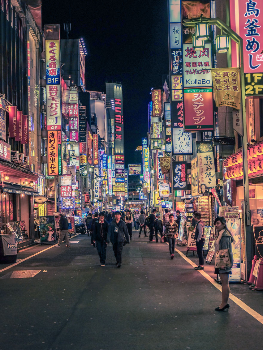 Bộ ảnh Tokyo về đêm khiến ai xem cũng muốn một lần ghé qua