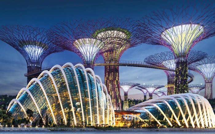 Tham quan khu vườn Gardens by the Bay tuyệt đẹp ở Singapore