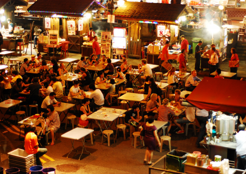 Chợ Lau Pa Sat – Thiên đường ẩm thực của Singapore