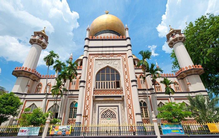 du lịch singapore, nhà thờ hồi giáo sultan – công trình tôn giáo độc đáo của quốc đảo singapore
