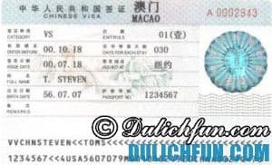 Kinh nghiệm du lịch Ma Cao giá rẻ: Xin Visa, lịch trình v.v