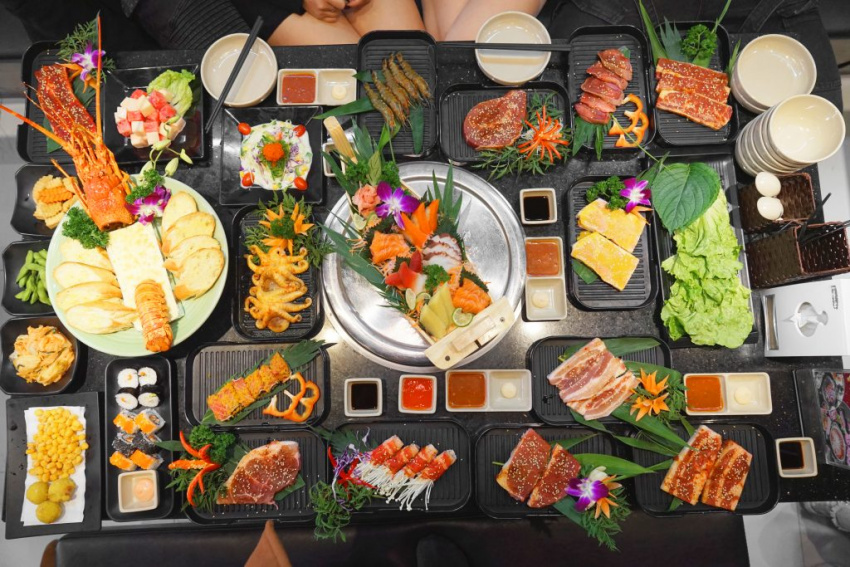 Top 13 chuỗi nhà hàng buffet lẩu nướng ngon nhất Hà Nội