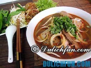 Những món ăn ngon tại Huế, ẩm thực Huế nổi tiếng nhất