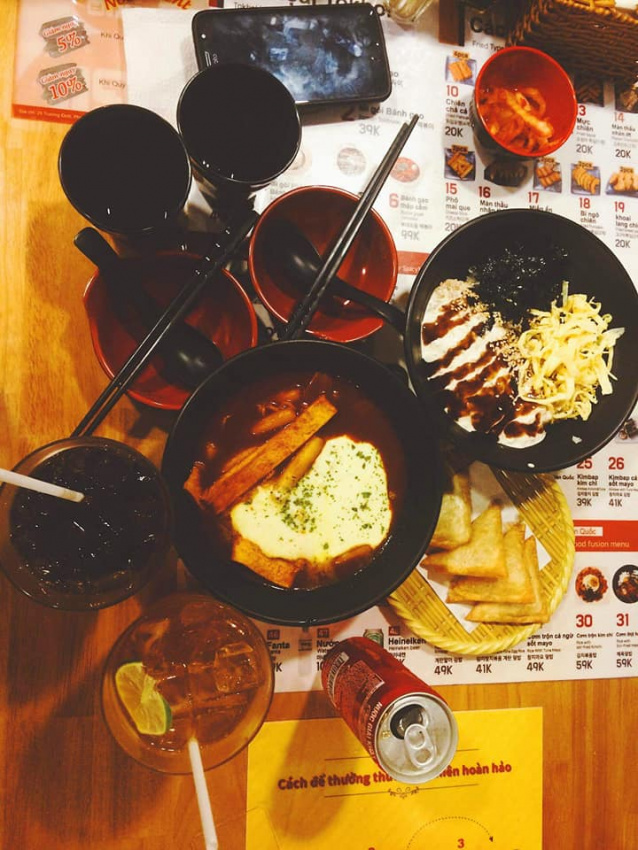 ăn uống,   													cảm nhận và thưởng thức ẩm thực hàn quốc siêu ngon tại k-bop korean fastfood, quận 3